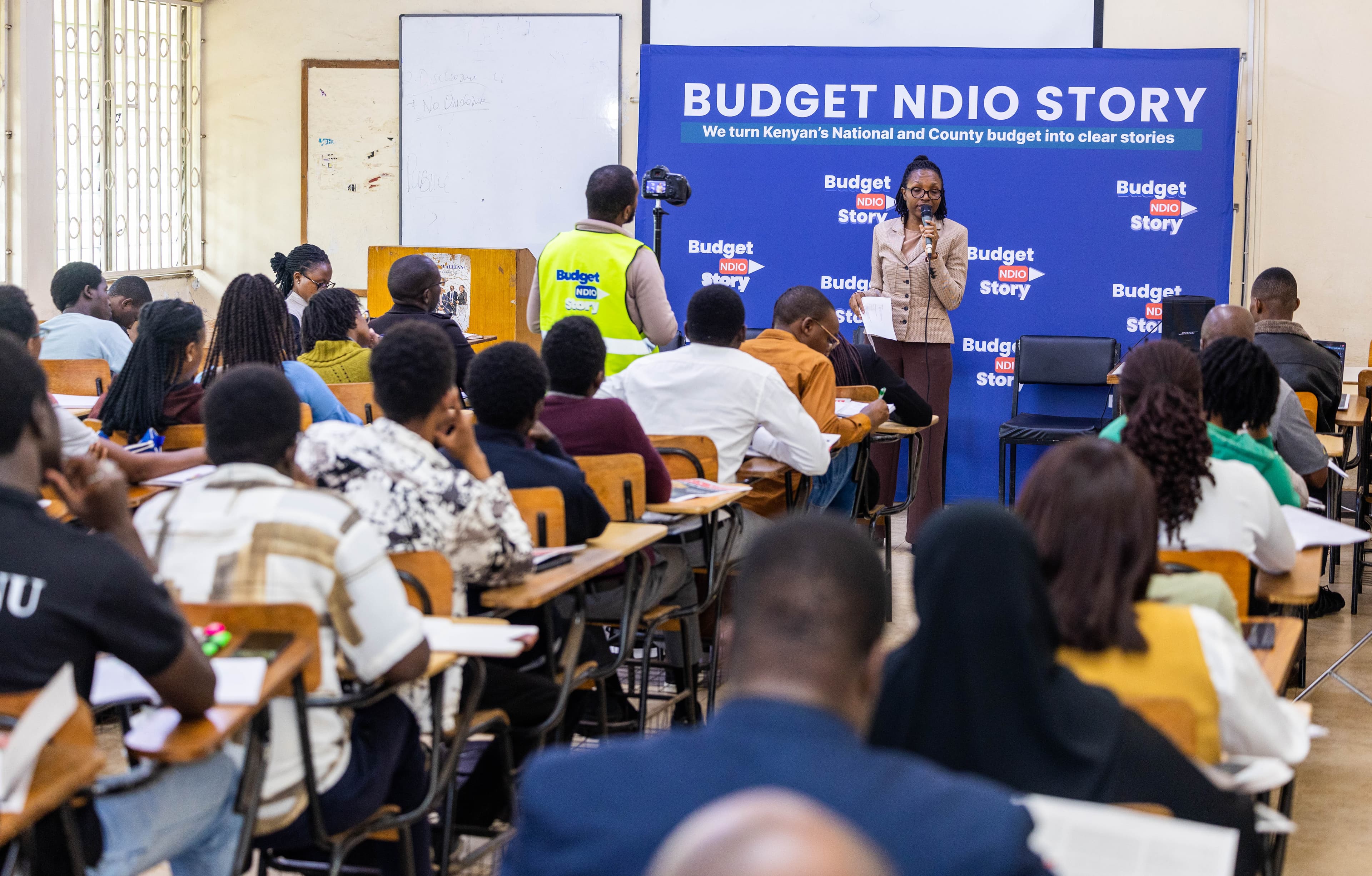 Youth cohort at a Budget Ndio Story groundworks session