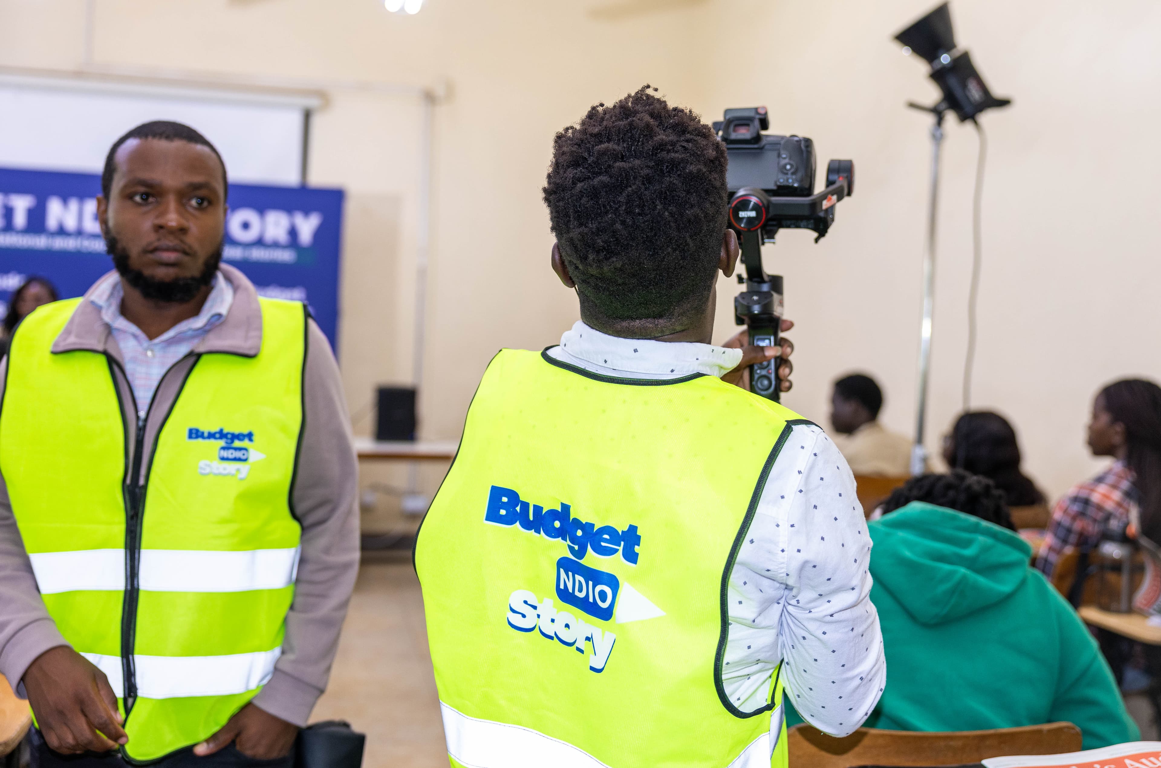 BNS Studios production capturing civic storytelling on set